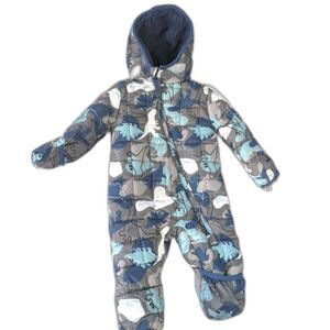 Baby Snowsuit -Lullaby- Blue Size 6-9M